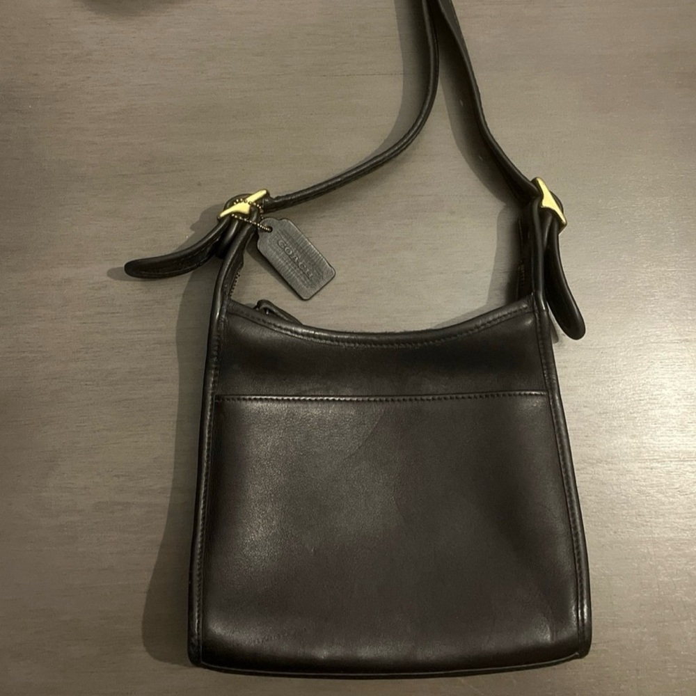 Vintage Coach Legacy 9997 Black Crossbody Leather Purse